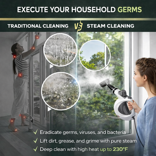 Lymora Puresteam Multi-Surface Natural Steam Cleaner